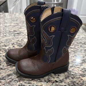 Magellan Outdoors Kids Boots - Brown and Blue